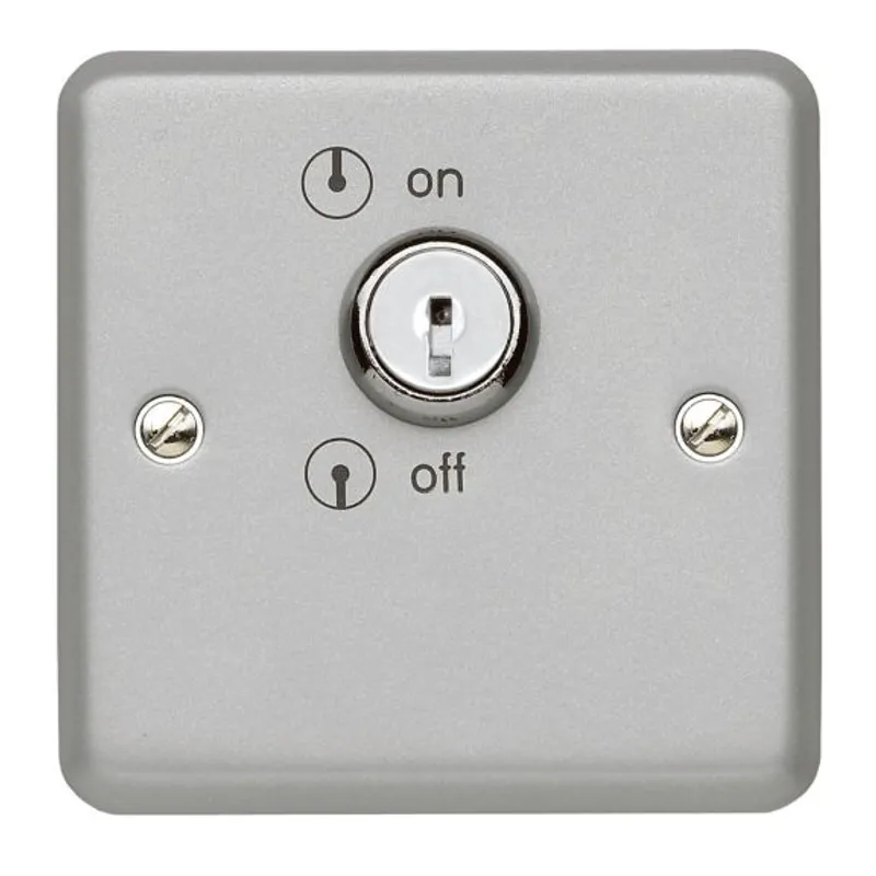 K2435ALM Metalclad Plus™ Key Operated Socket Outlet and Switch