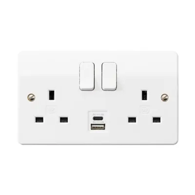 K2744GRA Logic Plus™ USB Socket