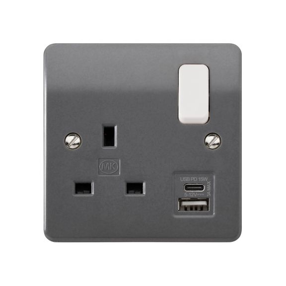 K2759GRA USB socket- Logic Plus™