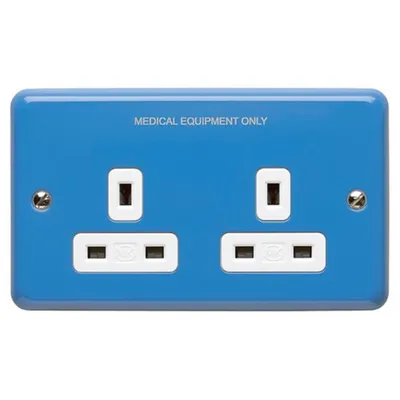 K2947CEBLU Albany Plus™ Socket Outlets - Medical Locations