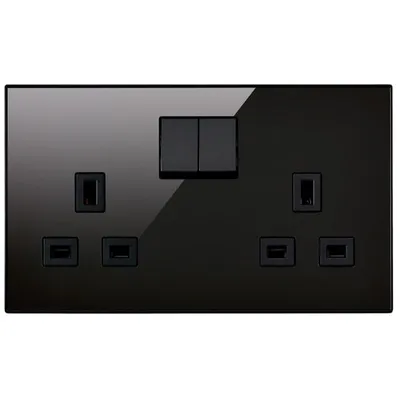 K34347GIW MK Elements 13A 2G Switchsockets