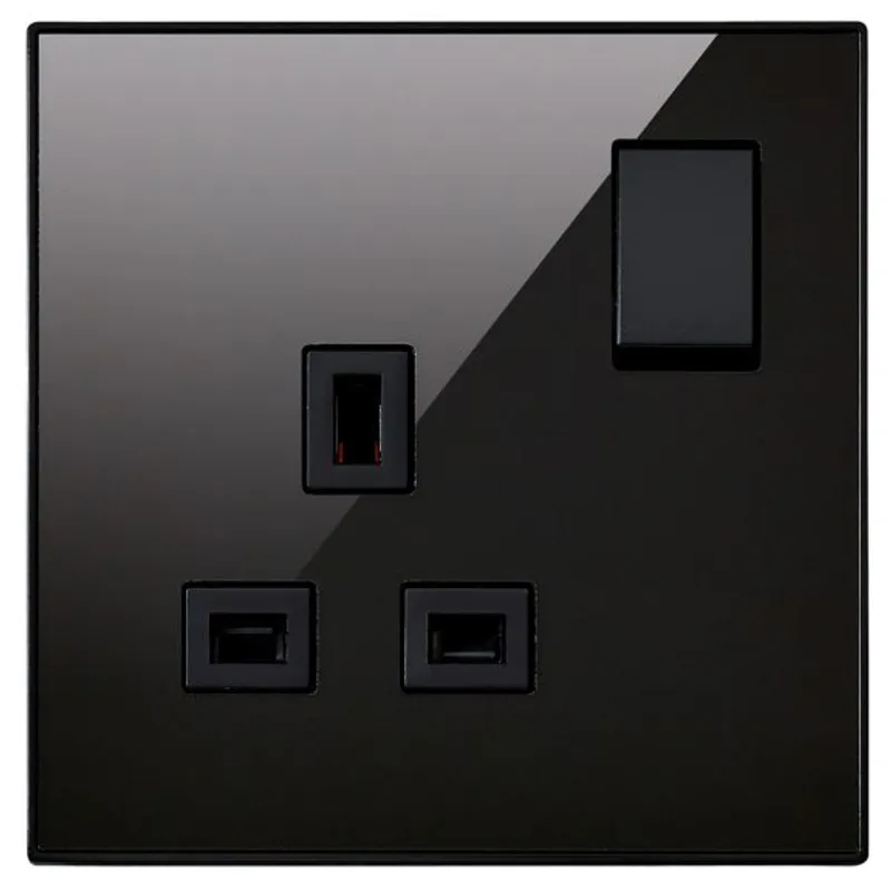K34357GIW MK Elements 13A 1G Switchsockets