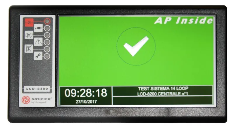 LCD-8200 Repeater terminal for AM-8200 with 7" Touch LCD colour display.