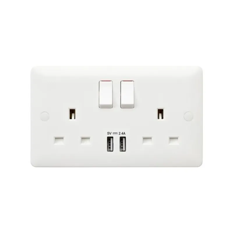 MB24344WHI MK Base USB Sockets