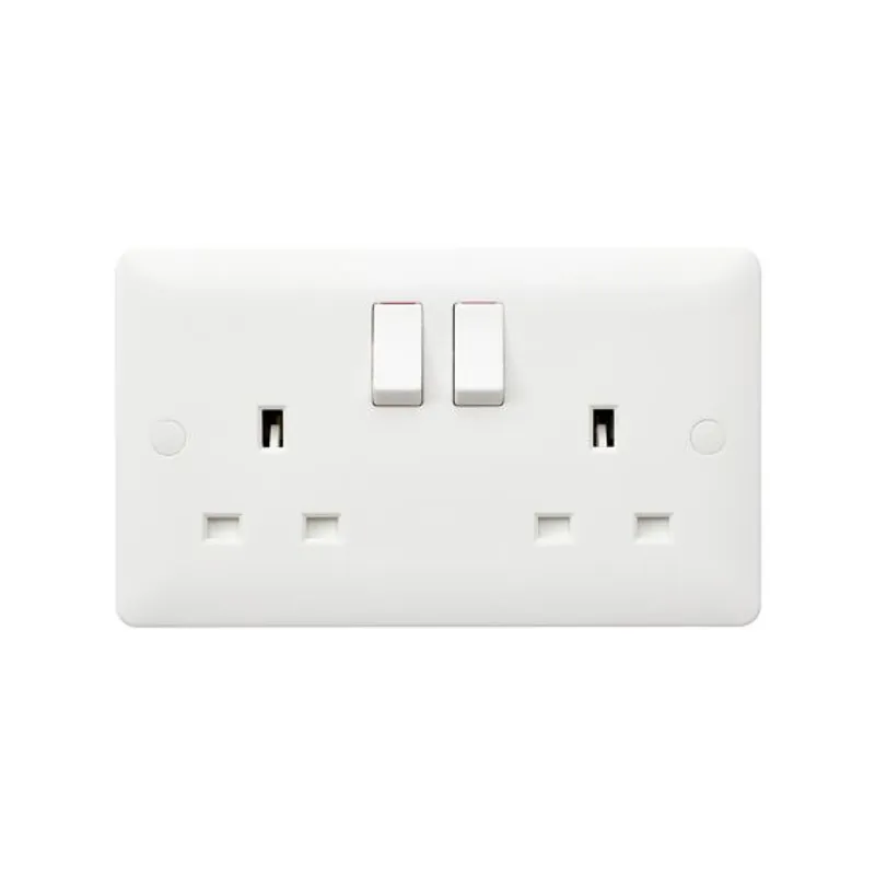 MB2647DPWHI MK Base 13A 2G Switchsockets