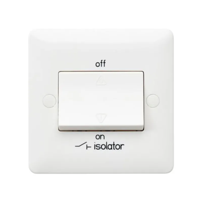 MB4859WHI MK Base Three Pole Fan Isolator