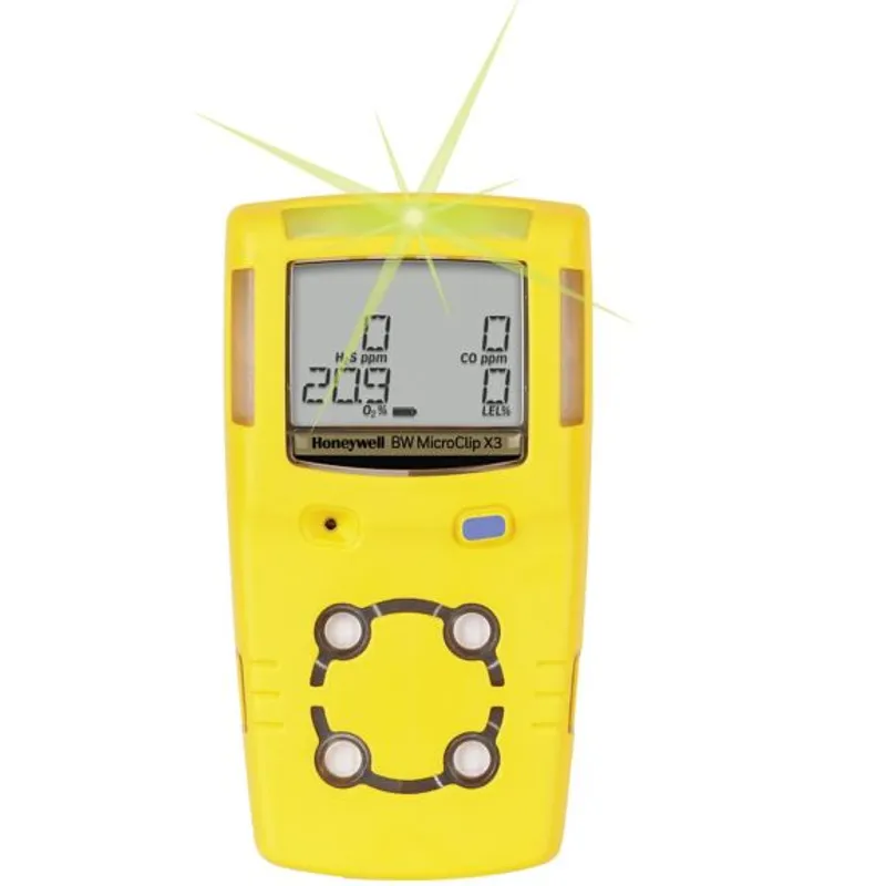 MCX3-00HM-Y-EU GasAlert MicroClip X3 H₂S CO (R,Y,EU)