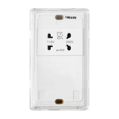 MH4709BLKC MK Dimensions Shaver Socket Modules