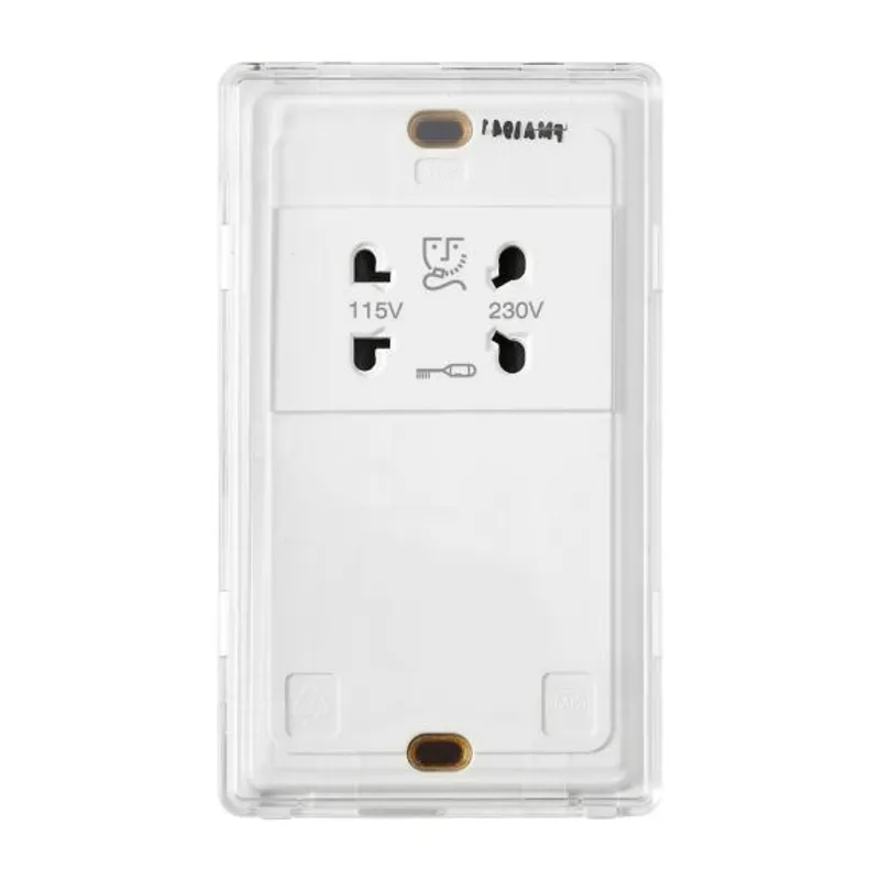 MH4709BLKC MK Dimensions Shaver Socket Modules