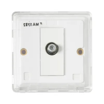 MH5855BLKC MK Dimensions Satellite Socket Outlet Module