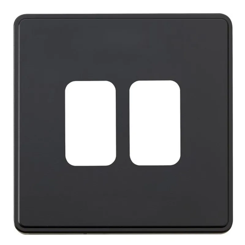 MHFP001MBK MK Dimensions MBK Switch and Grid Frontplates