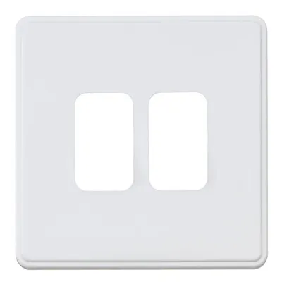 MHFP001WHI MK Dimensions WHI Switch and Grid Frontplates