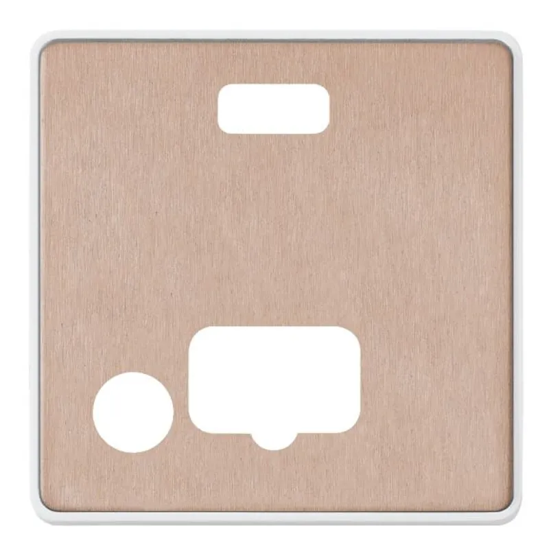 MHFP003BRZW MK Dimensions BRZW Connection Unit Frontplates