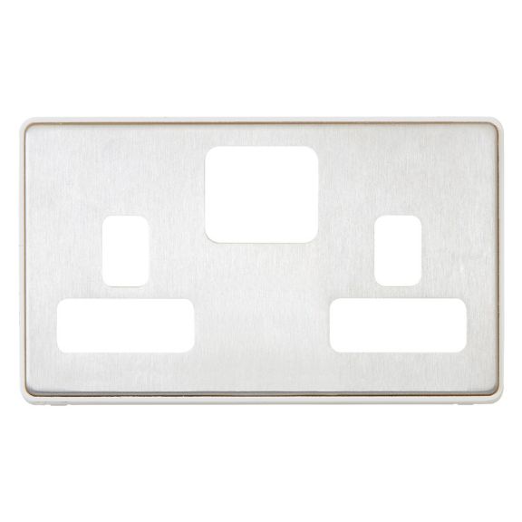 MHFP013BSSW MK Dimensions BSSW Socket Frontplates