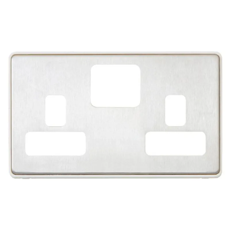 MHFP013BSSW MK Dimensions BSSW Socket Frontplates