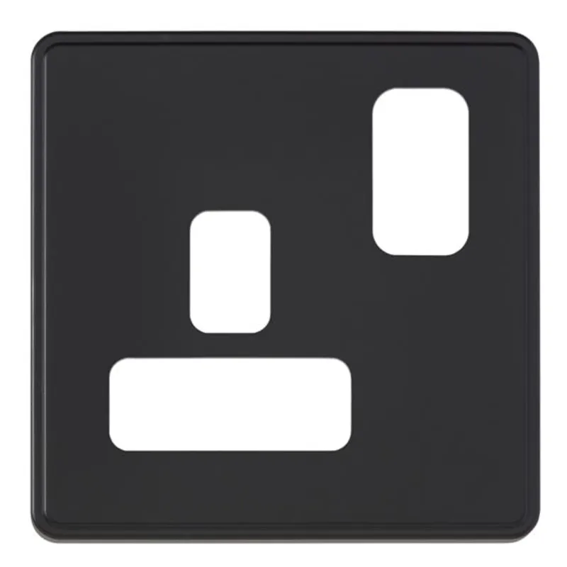 MHFP013MBK MK Dimensions MBK Socket Frontplates