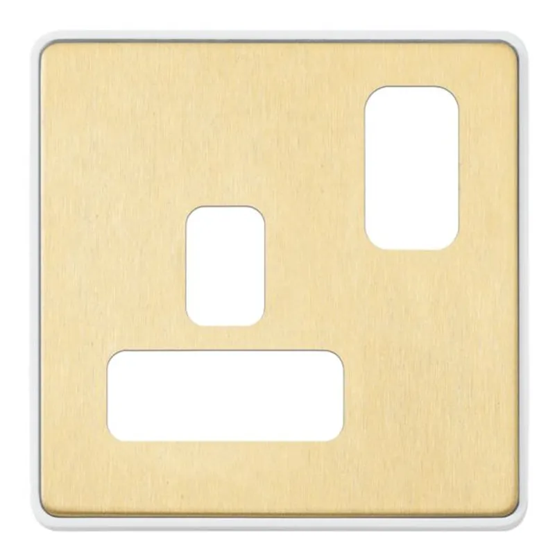 MHFP013SBRW MK Dimensions SBRW Socket Frontplates