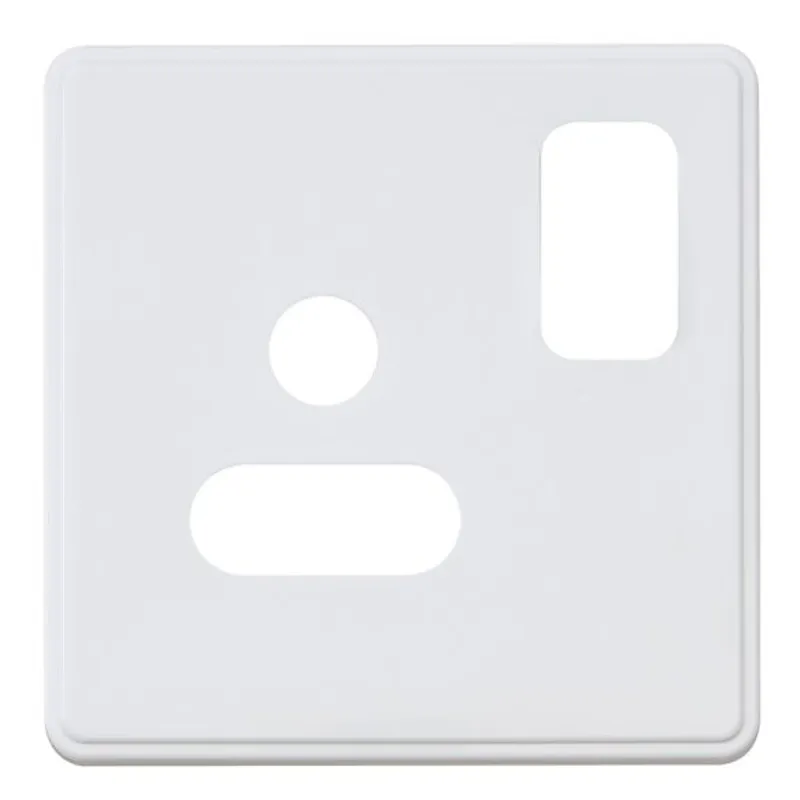 MHFP013WHI MK Dimensions WHI Socket Frontplates