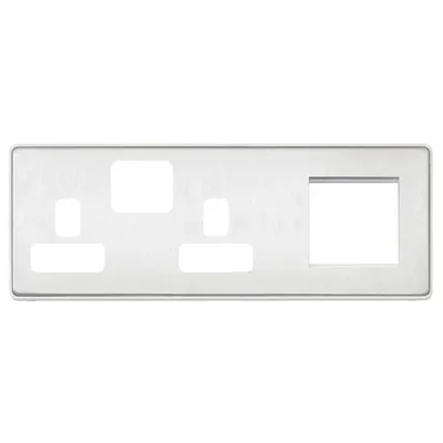 MHFP031BSSW MK Dimensions BSSW Multimedia Frontplates