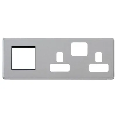MHFP031DKS MK Dimensions DKS Multimedia Frontplates