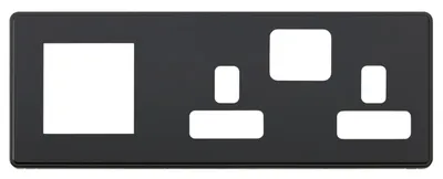 MHFP031MBK MK Dimensions MBK Multimedia Frontplates