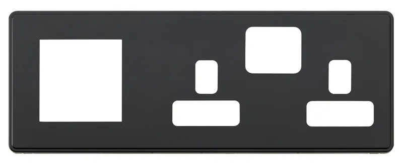 MHFP031MBK MK Dimensions MBK Multimedia Frontplates