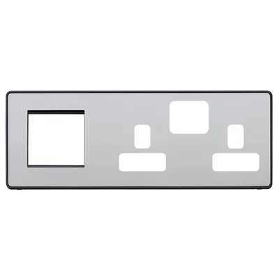 MHFP031SSTB MK Dimensions SSTB Multimedia Frontplates