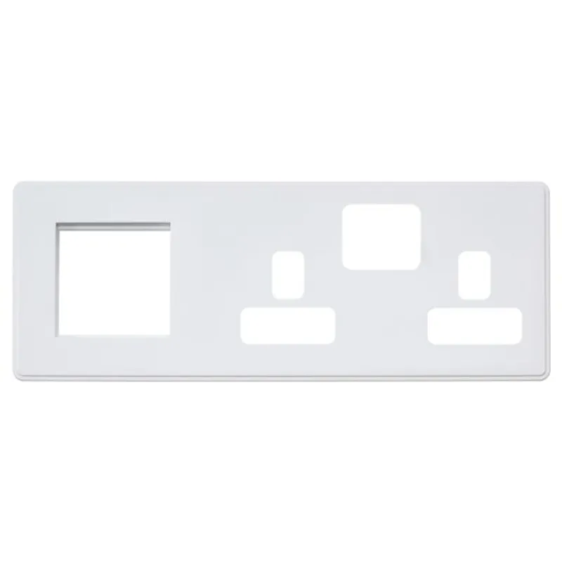 MHFP031WHI MK Dimensions WHI Multimedia Frontplates