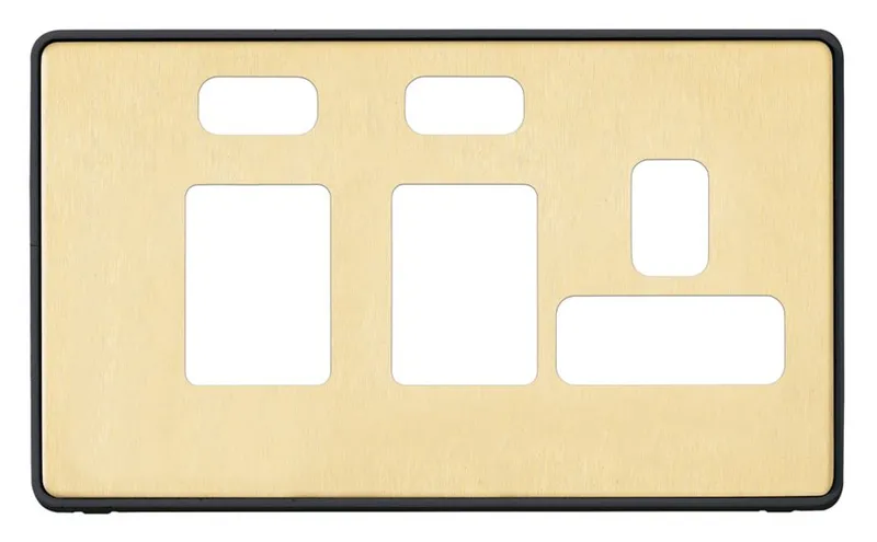 MHFP036SBRB MK Dimensions SBRB Shaver and Cooker Control Frontplates