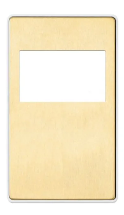 MHFP036SBRW MK Dimensions SBRW Shaver and Cooker Control Frontplates