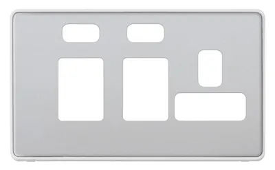 MHFP036SSTW MK Dimensions SSTW Shaver and Cooker Control Frontplates
