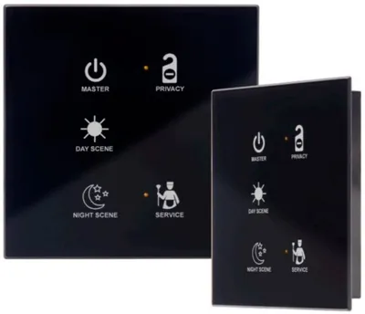 MOD-DG1-BK MODEVA/+ GLASS Series smart switches