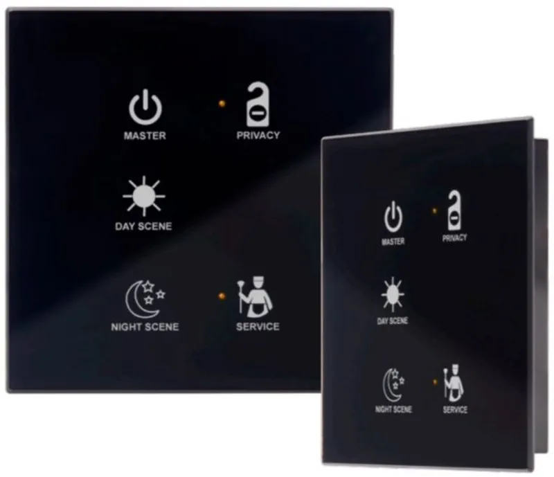 MOD-DG1-BK MODEVA/+ GLASS Series smart switches