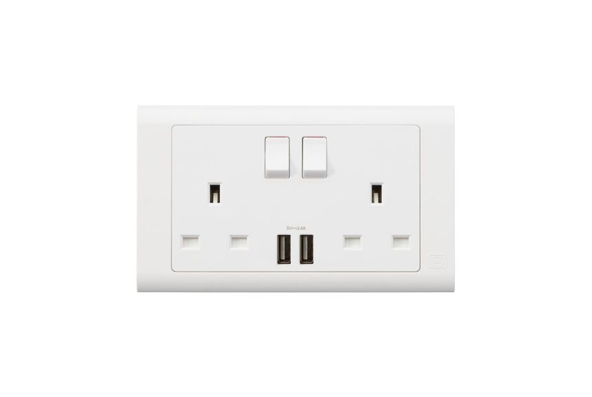 MV24344WHI MK Essentials USB Sockets