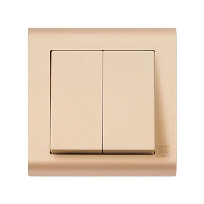 MV4782CHA 2 Gang Wide Rocker Switch