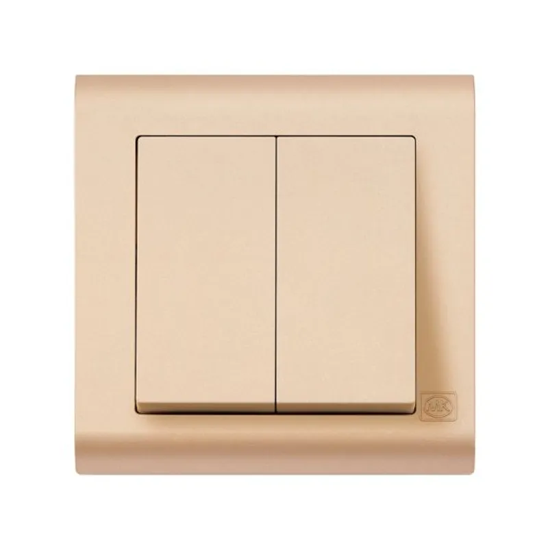 MV4782CHA 2 Gang Wide Rocker Switch
