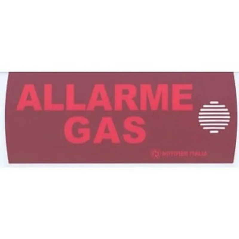 P-AG PAN Series Signaler with the words "ALLARME GAS"