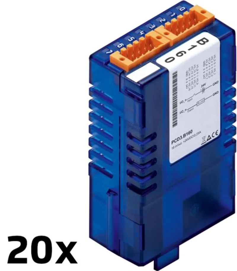 PCD3.B100 PCD3 Combined digital Input and Output Modules