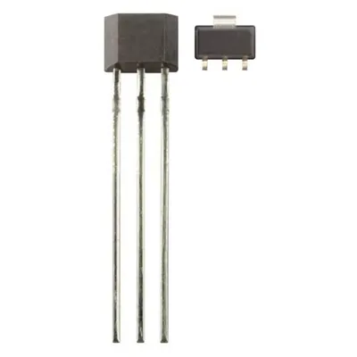 SS443A-S SS400 Series Hall-effect digital position sensor IC, unipolar, medium Gauss, flat TO-92-style, surface mount, bulk pack, 1000 unitsbag