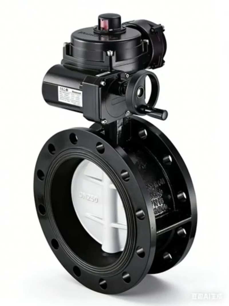 V9ABFW16-050-012 V9ABF Series PN16 Wafer type Motorised Butterfly Valves