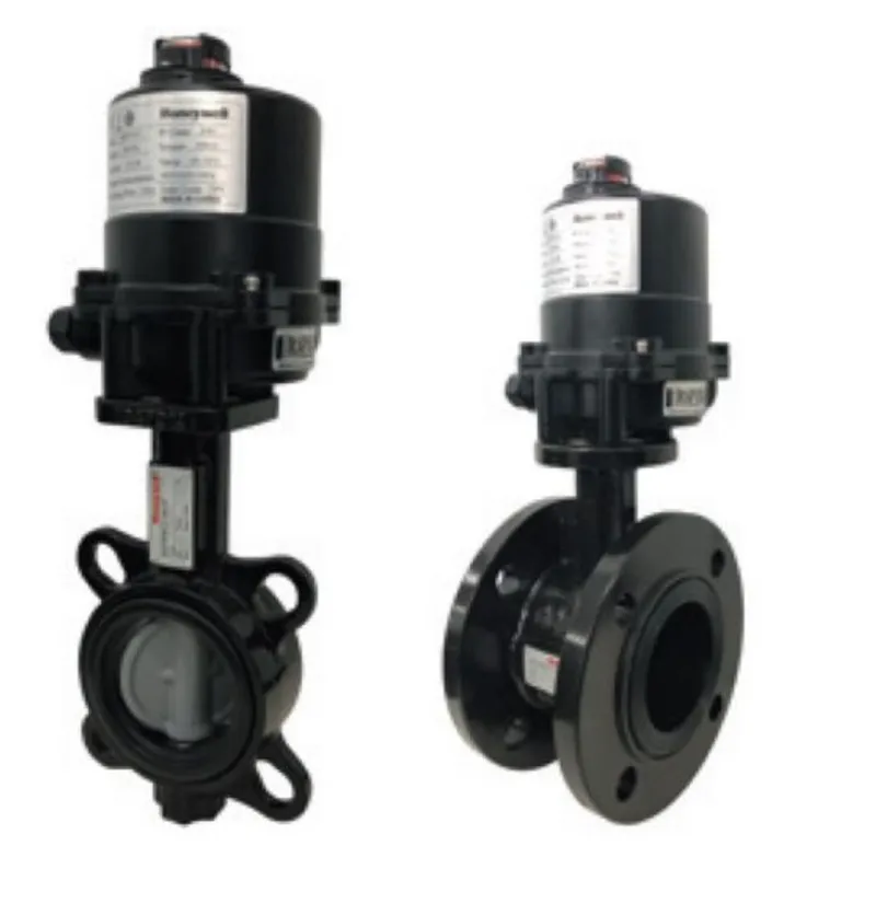 V9BFF16-050 V9BF Series Butterfly Valve and NOM .. E Series Actuator
