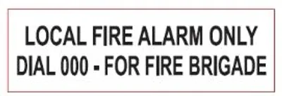 WS-000 Red on White Warning Sign