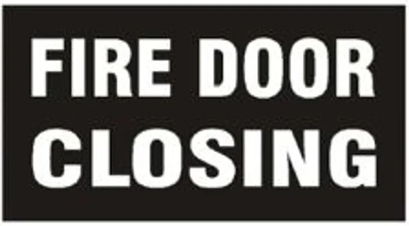 WS-WFDC Non Illuminating Warning Sign