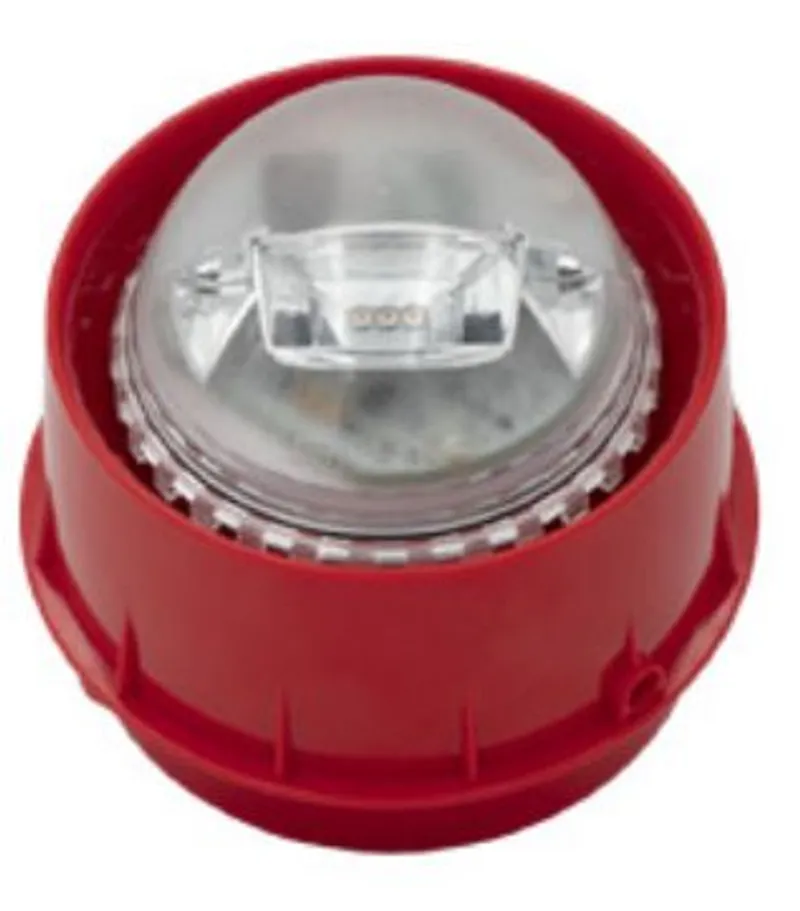 WSF-RR-RF Wall mounted addressable wireless VAD - Red/Red