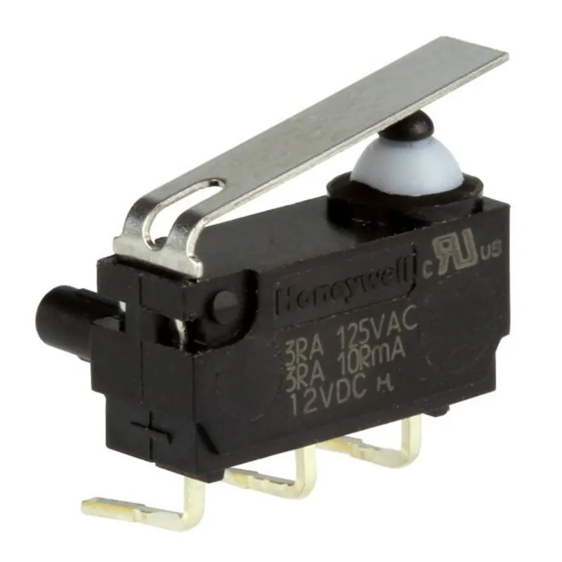 ZD30S10A01 MICRO SWITCH ZD Series Subminiature Basic Switch, Single Pole Double Throw Circuitry, 3 A @ 125 Vac, Pin Plunger, Solder Termination