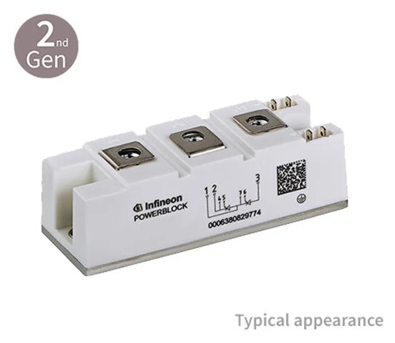34 mm Rectifier Diode Module with 2200 V in solder bond technology