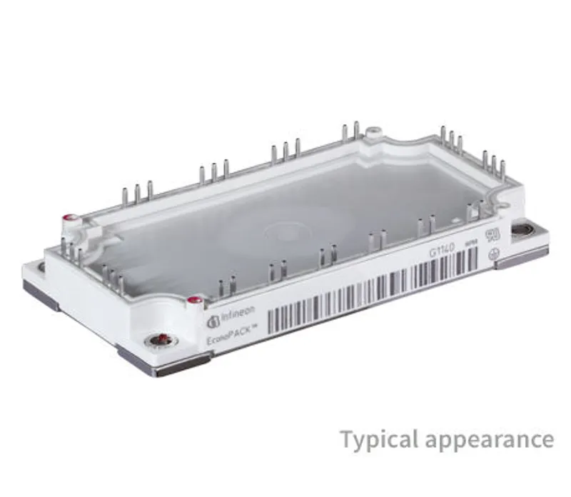EconoPIM™ 3 1700 V, 75 A three phase PIM IGBT module with TRENCHSTOP™ IGBT4, Emitter Controlled 4 diode and NTC. The PIM (Power Integrated Modules) with integration of 2200V rectifier and brake chopper enables system cost savings.