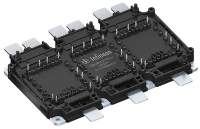 This HybridPACK™ Drive G2 module is a very compact six-pack power module with enhanced package optimized for hybrid and electric vehicles