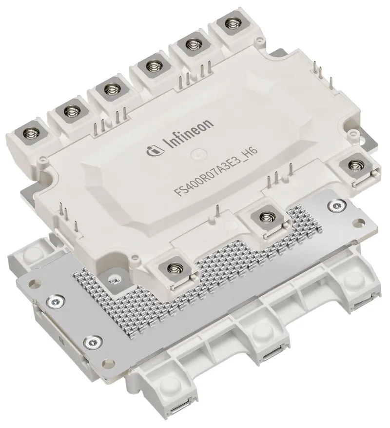 HybridPACK™ DC6 705 V, 400 A 3-phase six-pack TRENCHSTOP™ IGBT3 designed for electric vehicle applications