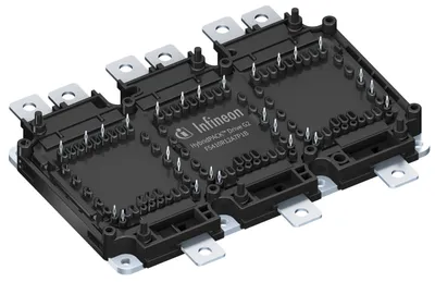 The HybridPACK™ Drive is a very compact six-pack module (1200V/410A) optimized for hybrid and electric vehicles.